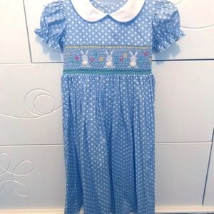 Adorable Bunny Dress, size 6 kids